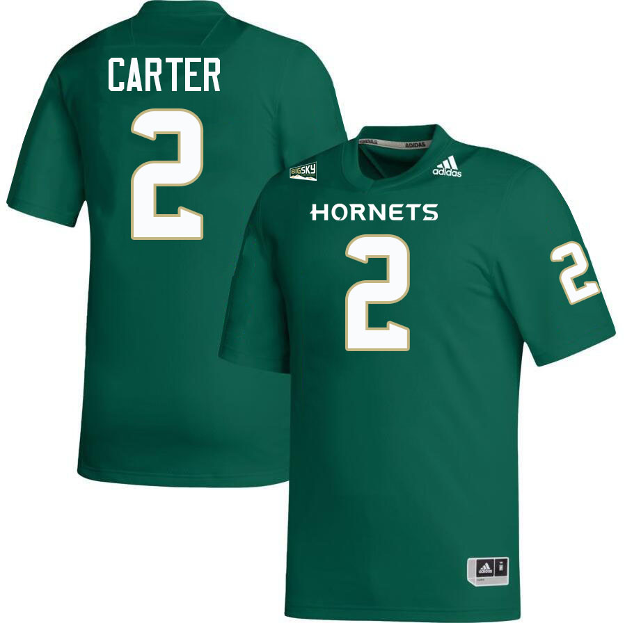 DeAndre Carter SAC State Jersey,Sacramento State Hornets #2 DeAndre Carter Jersey-Green